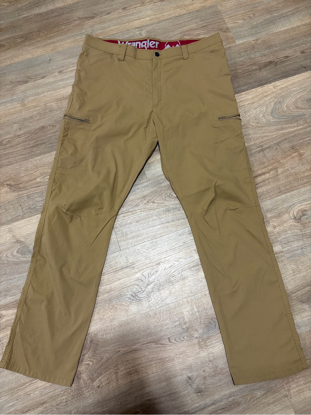 Wrangler Men's Brown Cargo Work Pants